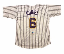 Derek Curiel Signed Jersey LSU Tigers Baseball Autographed Auto Champs 