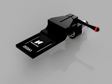  Nasotec Swing Headshell 203A1 SME-Beschlag (schwarz)