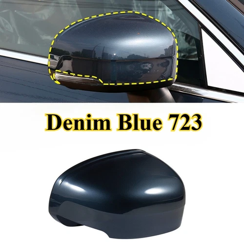 Denim Blue 723 Right Side Mirror Shell Cover for Volvo XC60 2018-2024 Outer Wing