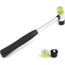 Gummihammer Holz Kunststoff  Schmuck Kunsthandwerk Doppelkopfhammer