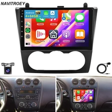 For 2008-2012 Nissan Altima Apple CarPlay Car Radio Stereo GPS Android 15 4+64GB