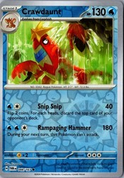 Crawdaunt 048/167 Reverse Holo Common Twilight Masquerade