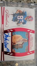 Panini Flawless Hall of Fame Autographs Andre Reed Auto /15 Buffalo Bills
