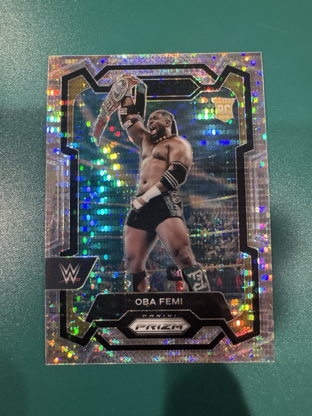 2024 Panini Prizm WWE Oba Femi Rookie Pulsar Prizm /499 NXT #199