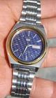 Seiko 5 Watch Automatic Vintage  Purple  dial  6309 day date @ Japan