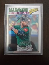 2026 Topps Heritage Chrome Eugenio Suarez Seattle Mariners /Reds #29