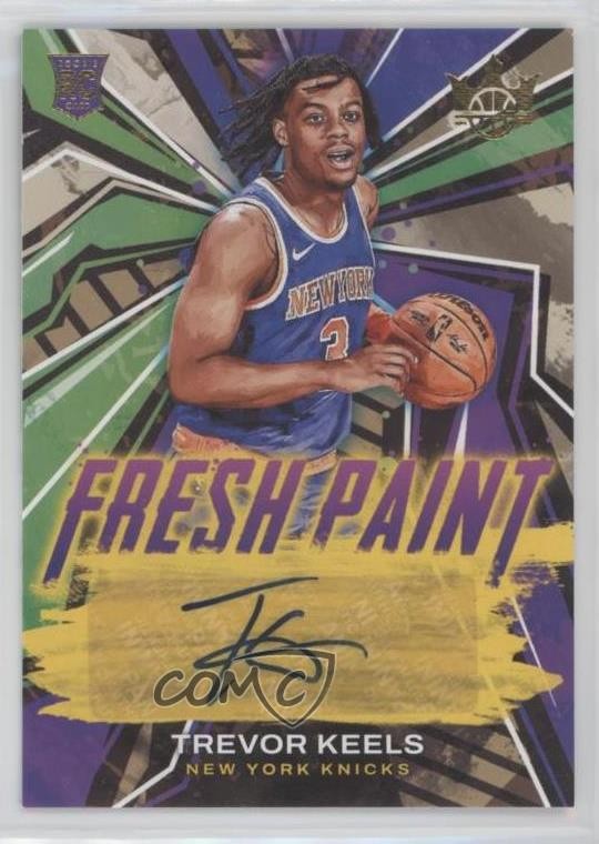 2022-23 Panini Court Kings Fresh Paint 178/199 Trevor Keels Rookie Auto RC 0yx0
