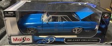 1965 Pontiac Gto Hurst Edition Blue Car Special Edition 118 Scale Maisto Nrfb