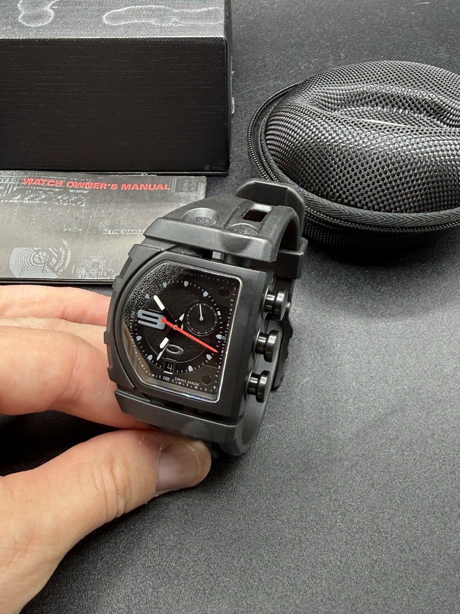 Oakley Fuse Box Stealth Black/Black Dial Watch 26-300 Oakley Fuse Box Stealth Black/Black Dial Watch 26-300 | eBay main image 3