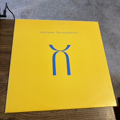 King Crimson Three of a Perfect Pair LP 1984 WB EG 25071