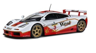 SOLIDO, McLAREN F1 GTR Short Tail #8 GT BRP 1995 T.PRICE / BASCHER, 1/18, SOL...
