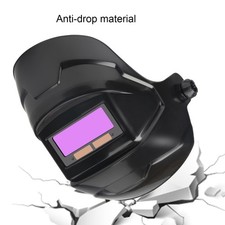 Solar Powered Auto Darkening Welding Helmet - Large View, True Color, High Temp