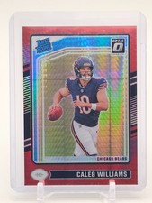 CALEB WILLIAMS 2024 DONRUSS OPTIC RATED ROOKIE RED HYPER PRIZM RC Q3797