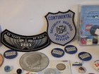 Vintage Junk Drawer Lot Watches Keychain Token Button Disney Coke Pins Toy Patch — photo 8