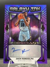 2024-25 Obsidian Zach Randolph GI-ZRM Galaxy Ink Purple Flood Auto /49