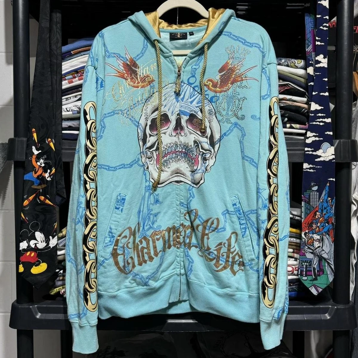 Christian Audigier Hoodie Hoodies & Sweatshirts for Men for Sale