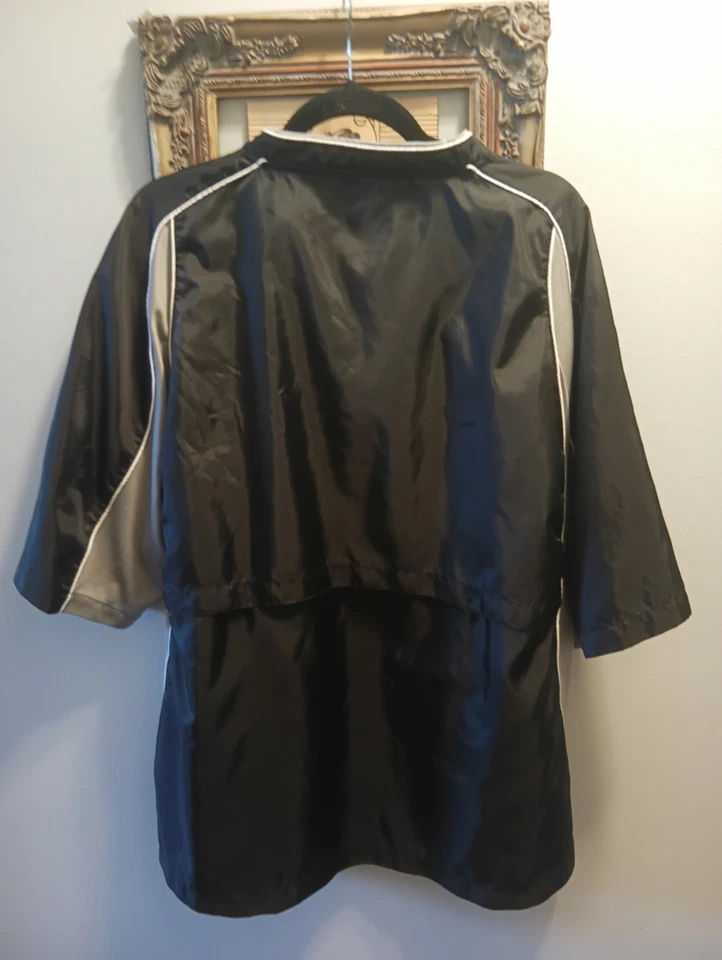 Cortavientos Mizuno Teamwear Béisbol Golf 1/4 Cremallera Para Hombre Talla XL Negro y Gris Foto 4 de 4