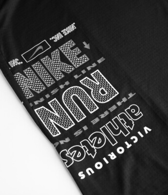 Nike Rise 365 Wild Running Top Men's Knit T Shirt Gym NIKE