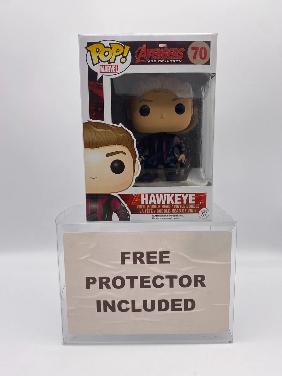 Funko Pop Hawkeye #70 Marvel Avengers MCU Movies Vinyl Figure w/ Protector