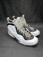 NIKE AIR FOAMPOSITE LITTLE POSITE PRO CHROME 644792-103 YOUTH 4Y/ WOMENS SZ 5.5