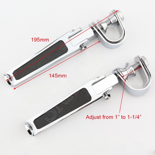 Motorcycle Highway Foot Peg Mount For Harley Davidson Street Glide Road King - Picture 17 of 21