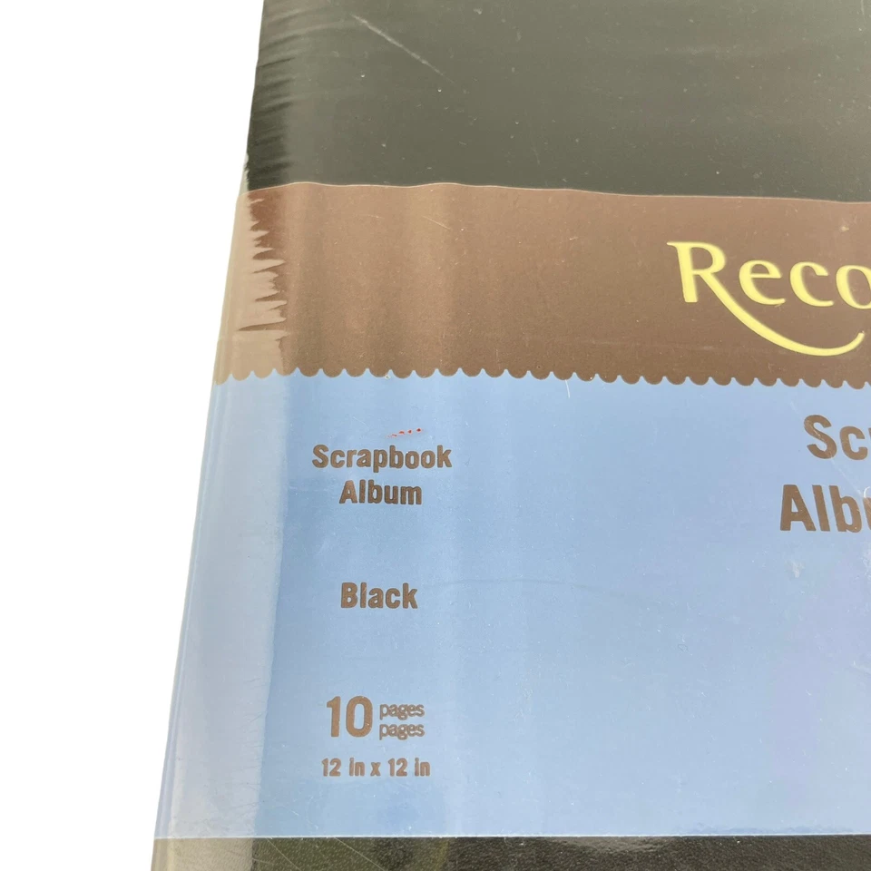 Recollection Черный Альбом для Скрапбукинга с 10 Страницами Переплет Расширяемый Карман для CD - Изображение 4 из 4