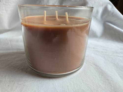 NEW Bath & Body Works Caramel Pumpkin Swirl 14.5 oz 3 Wick Scented Candle Jar CC - Picture 3 of 5