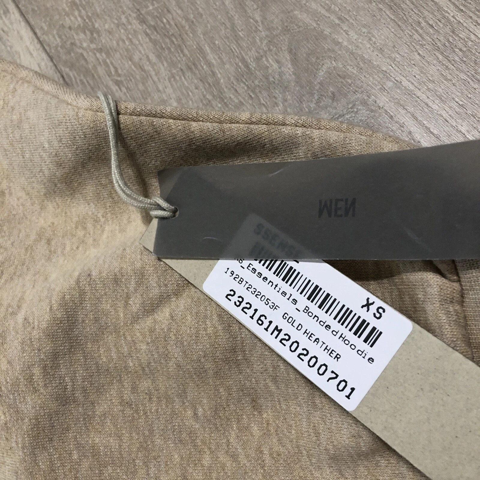 Felpa con cappuccio Fear Of God FOG Essentials G Heather Pullover XS