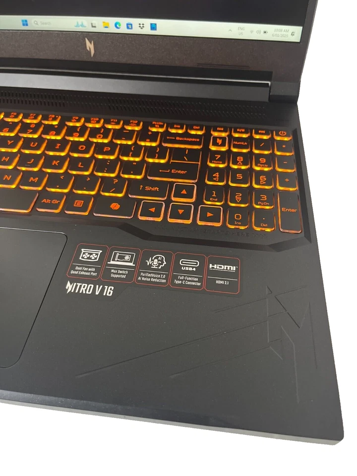 Acer Nitro V ANV16-41 AMD Ryzen 7 8845HS 16Gb RAM 1TB SSD 8Gb RTX4060 16" 165Hz - Image 3 of 4