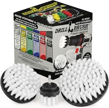 Car Accessories - Drill Brush Attachment - Car Wash - Wheel Brush - Car Mats - D