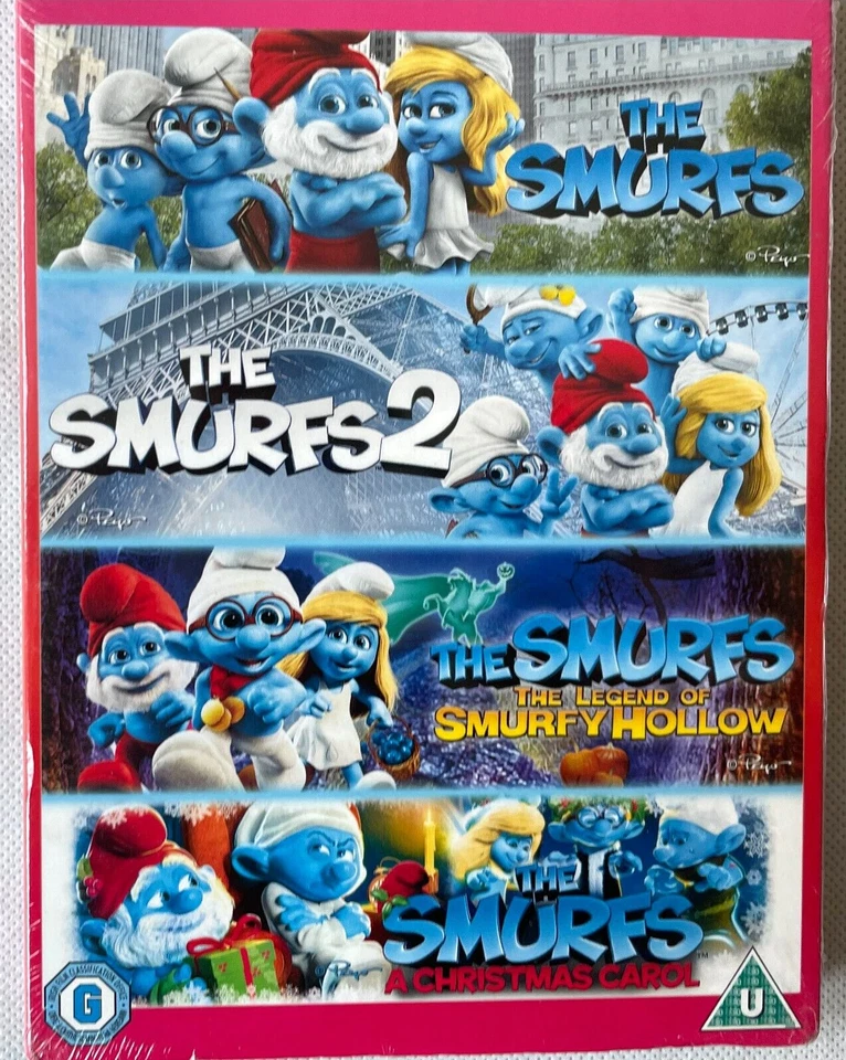 Die Schlümpfe, The Smurfs, 4-movie Collection, DVD Englisch NEU OVP - Bild 3 von 4