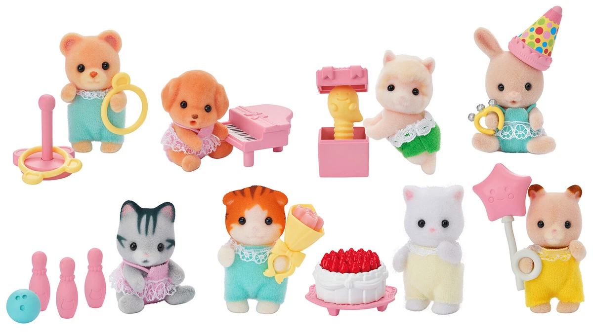 Sylvanian Families Calico Critters BABY HAIR Series BLIND BAG (1-mystery  bag)