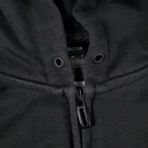 Adidas Sweater Womens Medium Black Pullover Hoodie Sweatshirt Ladies * - Photo 6/10