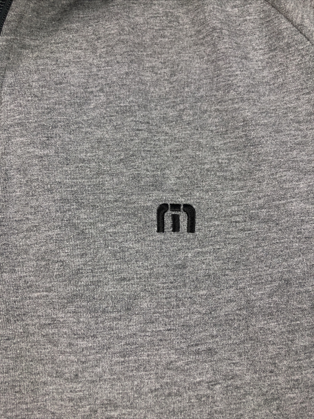 Travis Matthew Solid Gray 1/2 Zip Pullover Size M… - image 3
