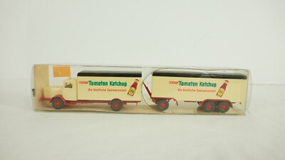 Wiking HO Scale 1:87 Bussing 8000 Kraft's Tandem Straight Truck 88627 NEW B43