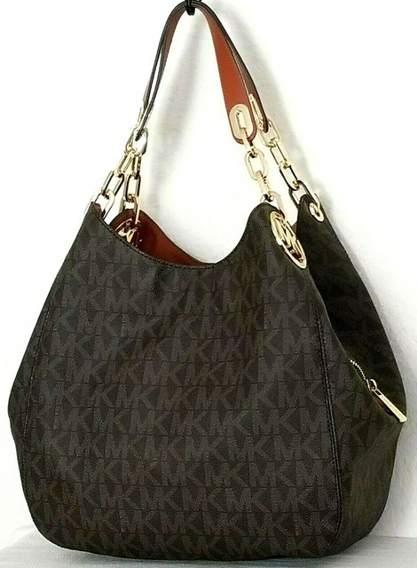 fulton large logo shoulder bag