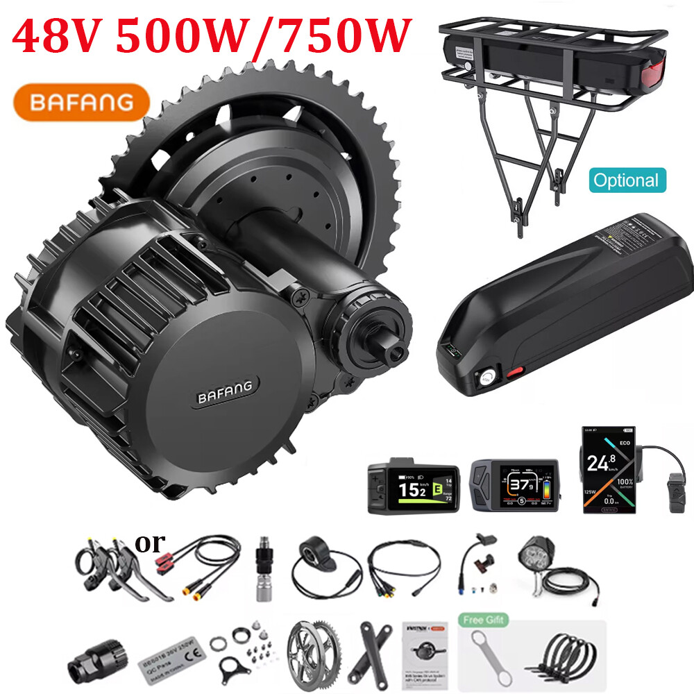 Bafang 48V 500W 750W 68MM Electric Bike Mid Drive Motor Kit