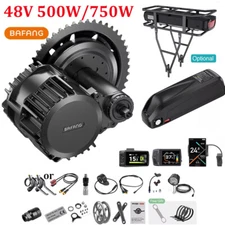 Bafang 48V 500W 750W 68MM Electric Bike Mid Drive Motor Kit Conversion Motor Kit