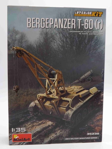Miniart 35238 Bergepanzer T-60(R) With Interior Modell Panzer Bausatz 1:35 Ovp --image