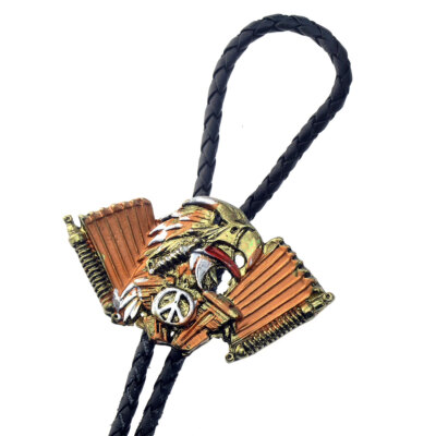Bolo Tie Adler, V-Twin & Peace- Symbol, V2, Biker, Eagle, Bolotie, Western