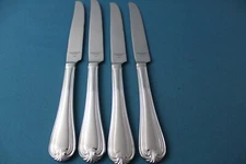 4 Dinner Knives Solid Reed & Barton SUSSEX Stainless China NEW 9 3/4"