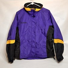 Vintage Columbia Bugaboo Jacket Womens Size Medium Mens Large Violet Yellow