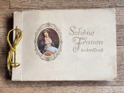 Album figurines BEAUTIFUL WOMEN ART 1936 COMPLETE sticker card Schöne Frauen painting