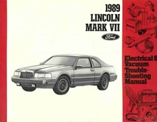 1989 Lincoln Mark Vii Evtm Wiring Diagrams Manual