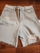 Jean Shorts - Summer Shorts - Denim Shorts - Denim - SO - Dad Shorts - Size 3