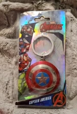 Monogram International-MARVEL Captain America's Shield Metal Keyring (New)