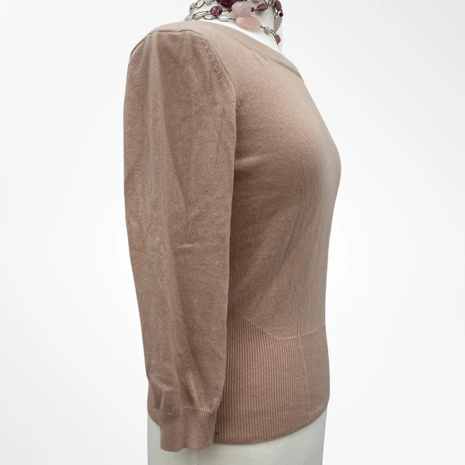 Suéter de cachemir cuello redondo Jil Sander en salmón talla 40 Foto 3 de 4