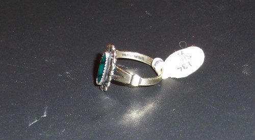 STERLING SILVER LADIES GREEN/BLUE PAUA SHELL RING - MOST SIZES 4 - 7.5 AVAILABLE - Picture 5 of 11