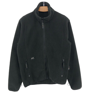 HELLY HANSEN Full Zip Workwear Fleece Black Sweater Size XS