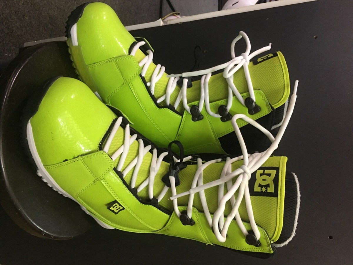 Bottes De Snowboard DC Shoes Vertes Taille 42 - Neuf Sans Boîte